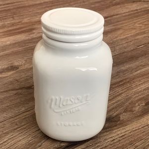 Tabletop Gallery White Mason Lidded Jar